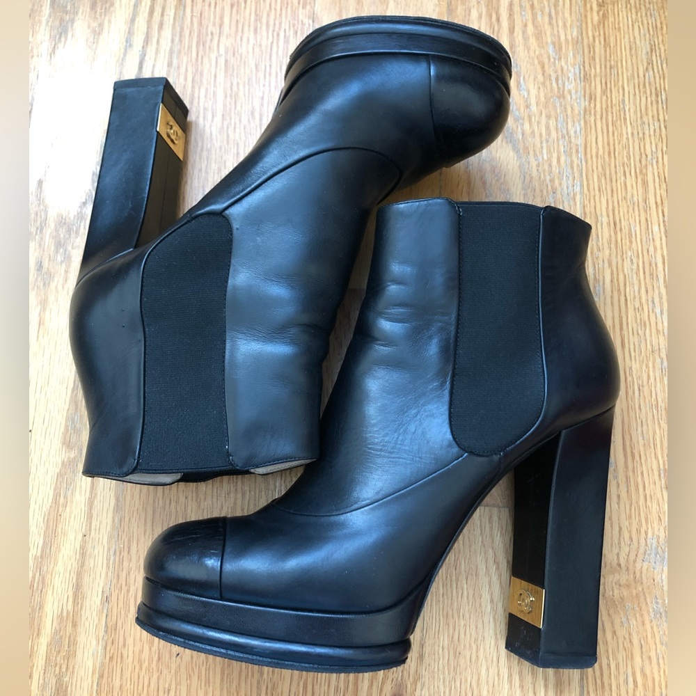 Chanel Heeled Boots